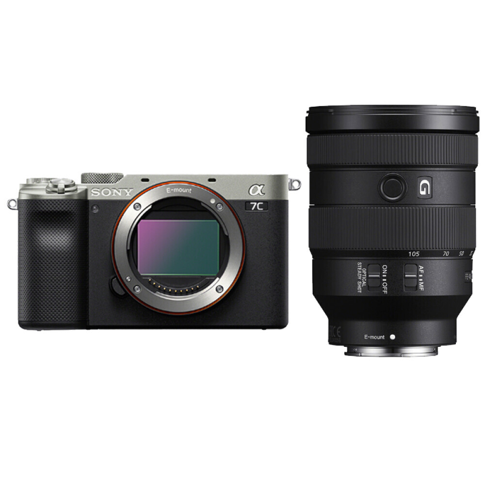 

Фотоаппарат Sony Alpha 7C (ILCE-7C/A7C) Vlog SEL24105G, серебристый