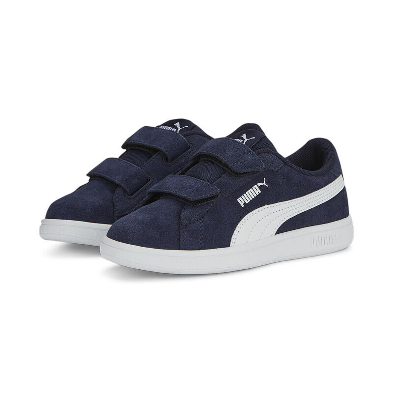 

Замшевые кроссовки Smash 3.0 PUMA Navy White Blue