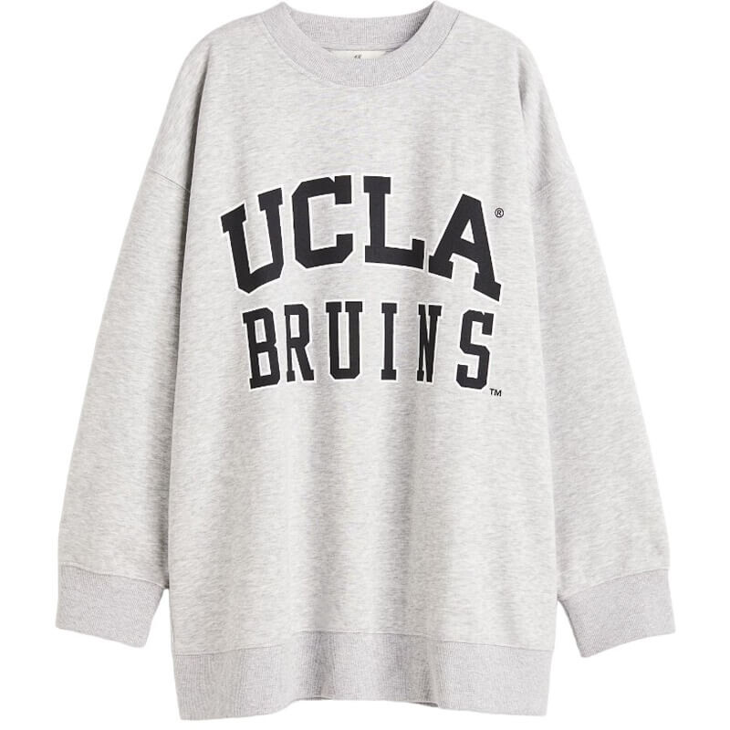 

Свитшот H&M Oversized UCLA, серый