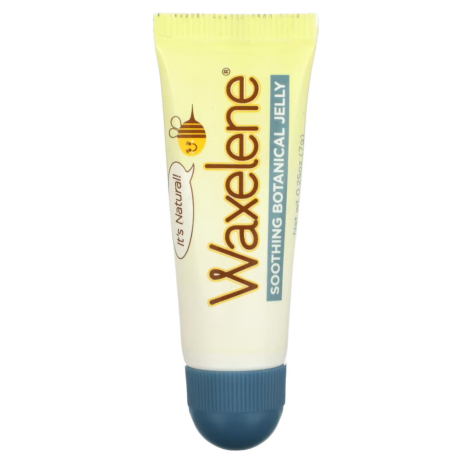

Waxelene, Успокаивающий бальзам для губ с растительным желе, 7 г (0,25 унции)