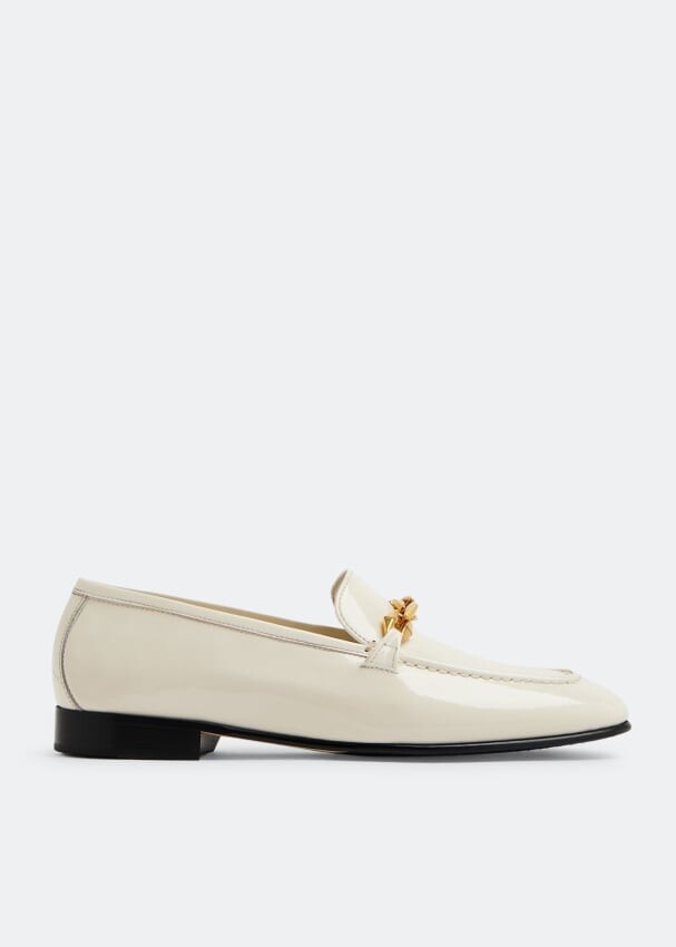 

Лоферы JIMMY CHOO Diamond Tilda loafers, белый