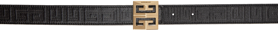 

Черный двусторонний ремень 4G Givenchy