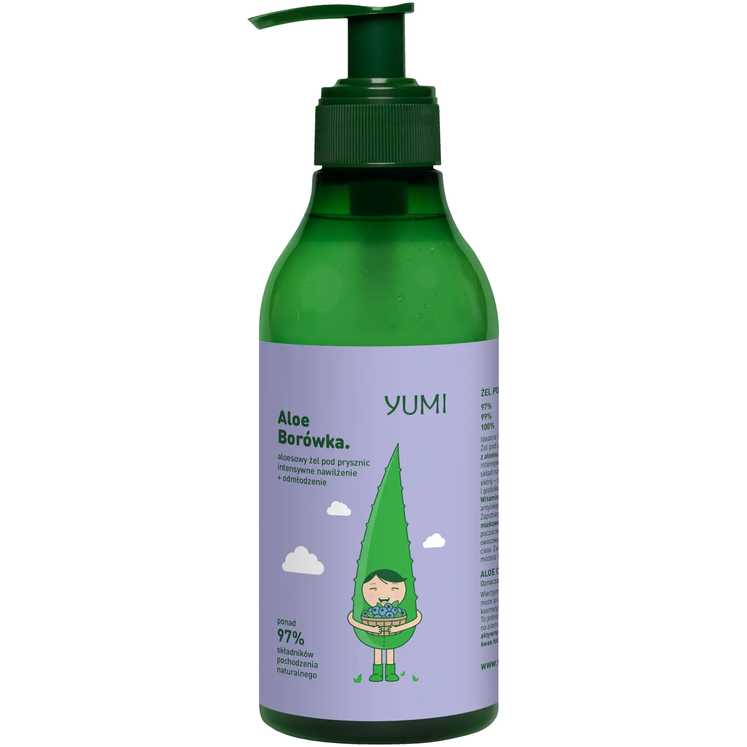 

Yumi Aloe Borówka гель для душа, 400 мл
