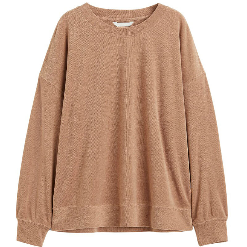 

Свитшот H&M Terry, темно-бежевый