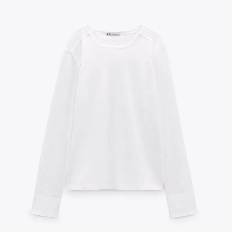 

Футболка Zara Long Sleeve, белый