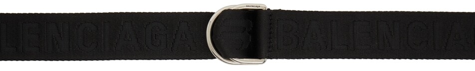 

Черный ремень с D-образным кольцом Balenciaga