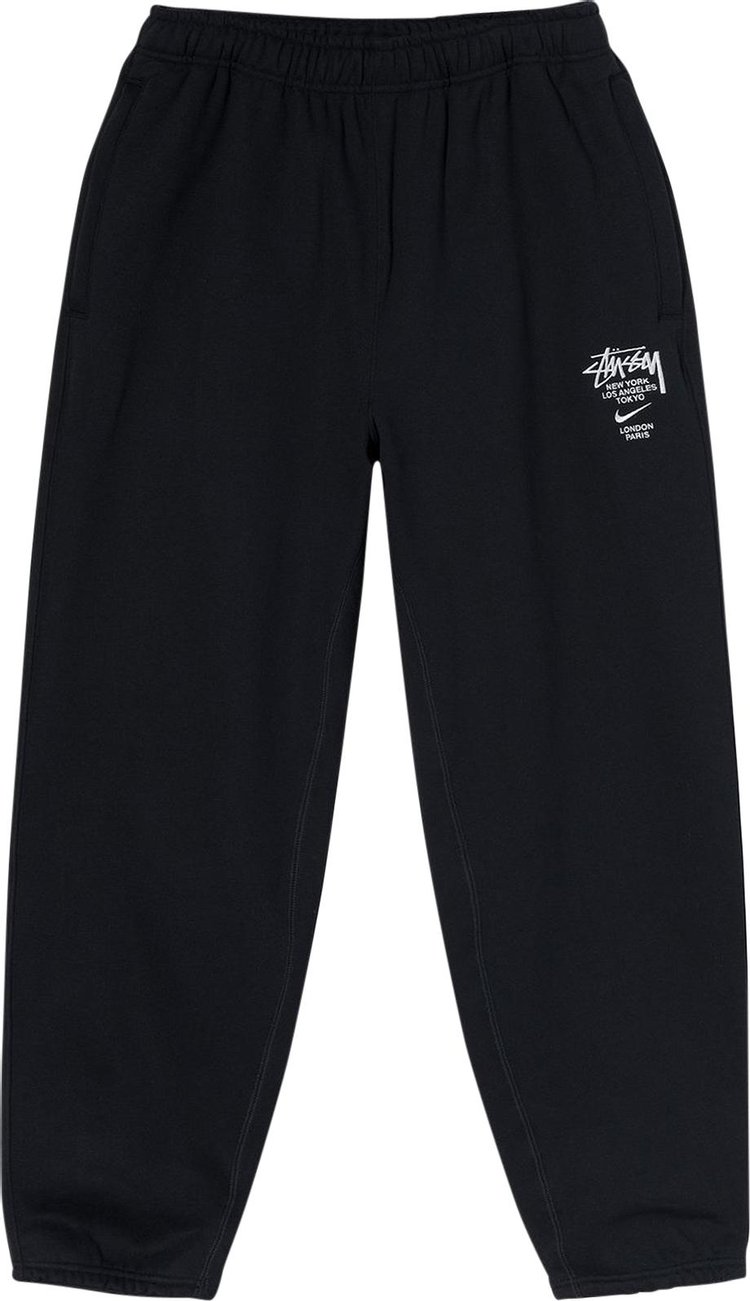 Брюки Nike x Stussy NRG ZR Fleece Pant Black, черный – заказать по  доступной цене из-за рубежа в «CDEK.Shopping»