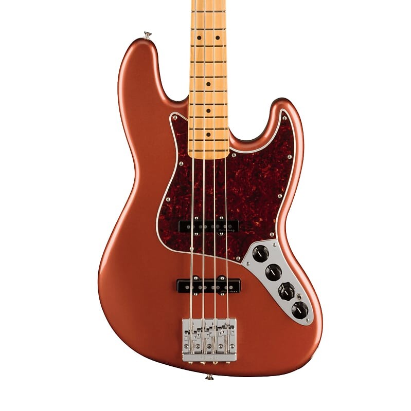 

Fender Player Plus Jazz Bass Aged Candy Apple Red с сумкой для переноски