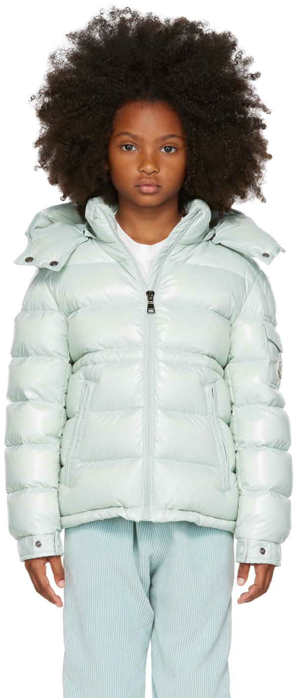 

Детская синяя пуховая куртка Maire Moncler Enfant