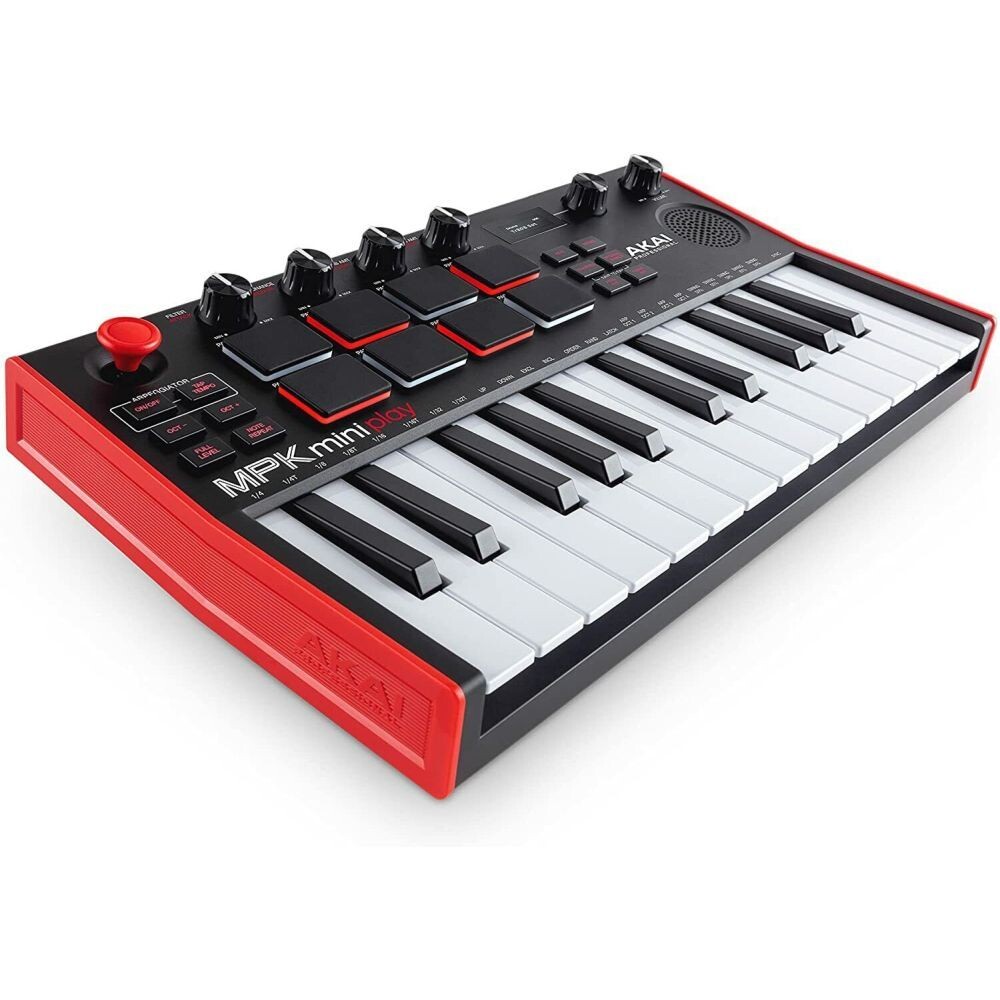 

Midi-контроллер Akai MPK Mini Play MK3 с 25 клавишами, черный