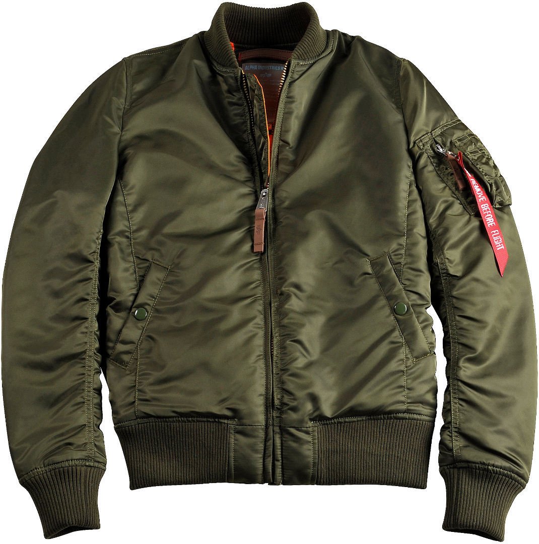 цена Куртка Alpha Industries MA-1 VF 59 женская, темно-зеленая