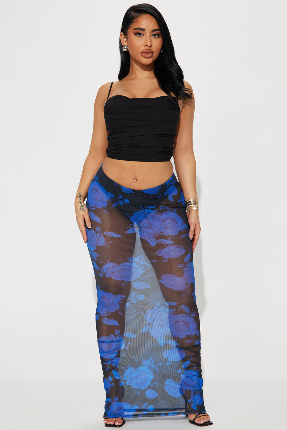 

Юбка Fashion Nova S1475, бирюзовый