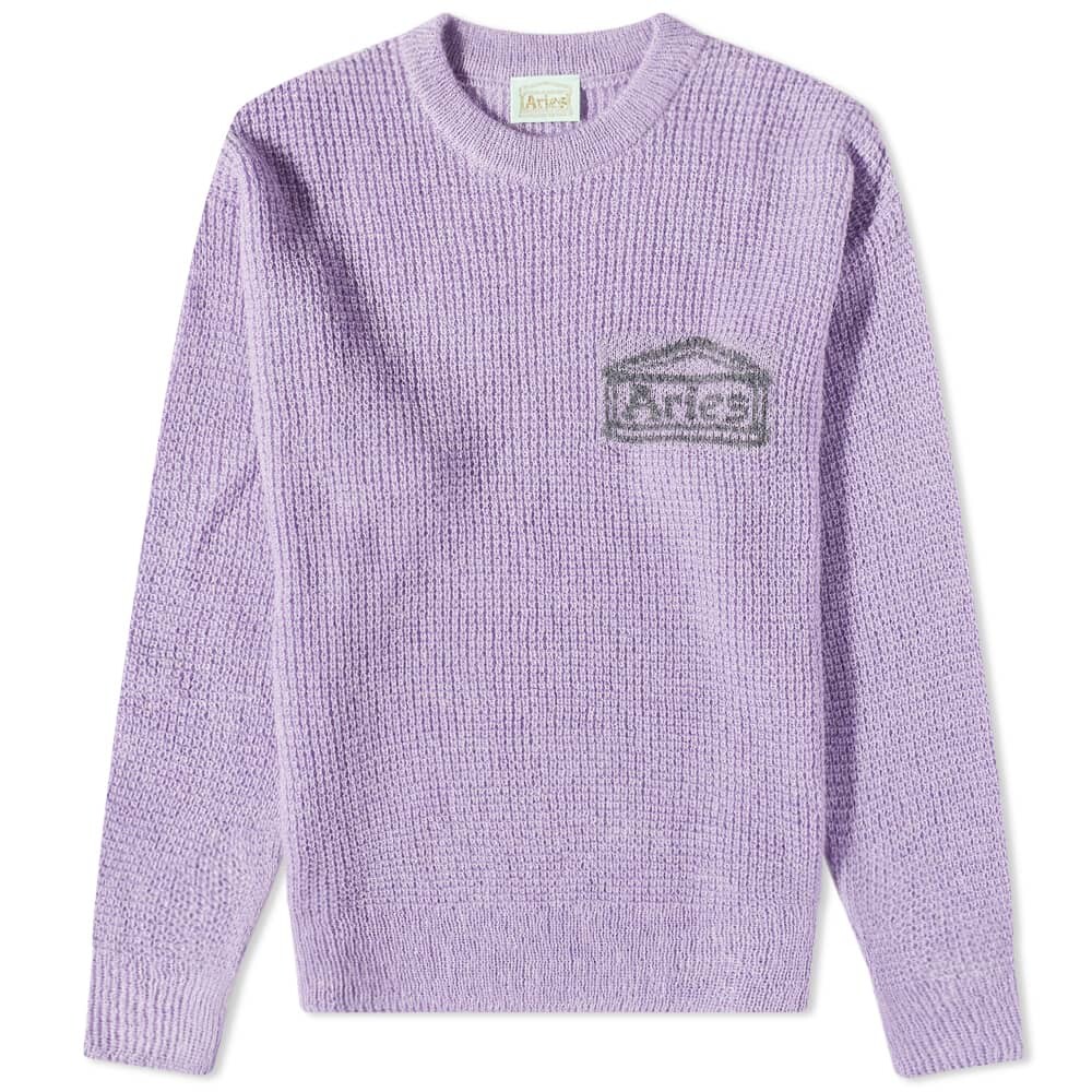 

Джемпер Aries Waffle Crew Knit, Серый