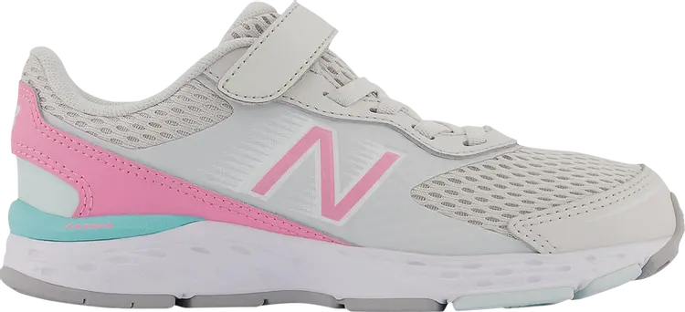 

Кроссовки New Balance 680v6 Bungee Big Kid Wide 'Nimbus Cloud Bubblegum', серый