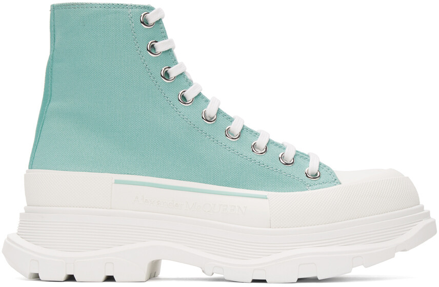 

Ботинки SSENSE Exclusive Green Tread Slick Sneaker Alexander McQueen