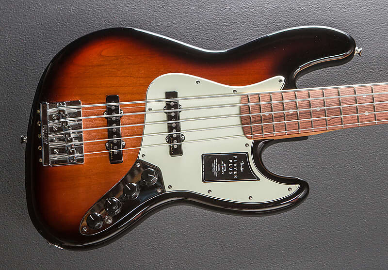 

Player Plus Jazz Bass V - 3 цвета Sunburst с Pau Ferro Fender Player Plus Jazz Bass V - w/Pau Ferro