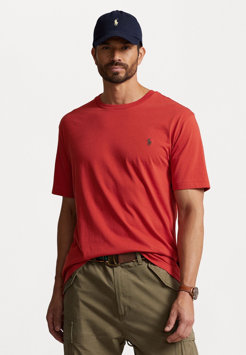 

Базовая футболка Polo Ralph Lauren Big & Tall, спортсмен оранжевая