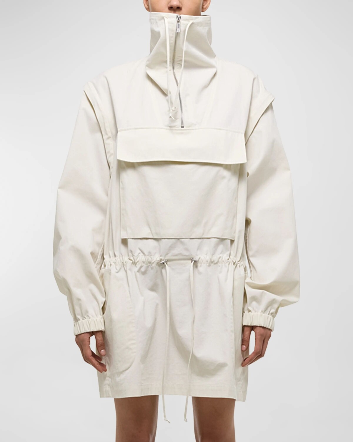 

Платье со ластовицей на шнурке Helmut Lang, цвет Creme