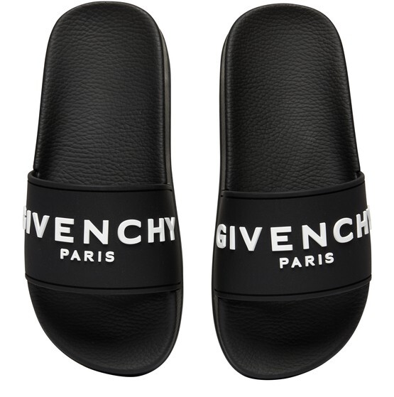 

Сандалии на плоской подошве Givenchy, темно-серый