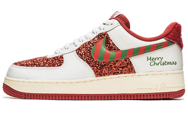 

Кроссовки для скейтбординга Air Force 1 мужские с низким верхом белые/красные Nike, Красный, Кроссовки для скейтбординга Air Force 1 мужские с низким верхом белые/красные Nike