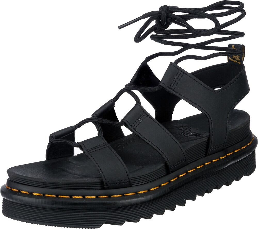 

Сандалии с ремешками Dr. Martens, черный