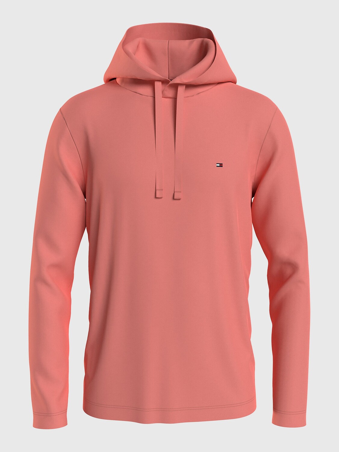 

Лонгслив Tommy Hilfiger Hooded, терракотовый