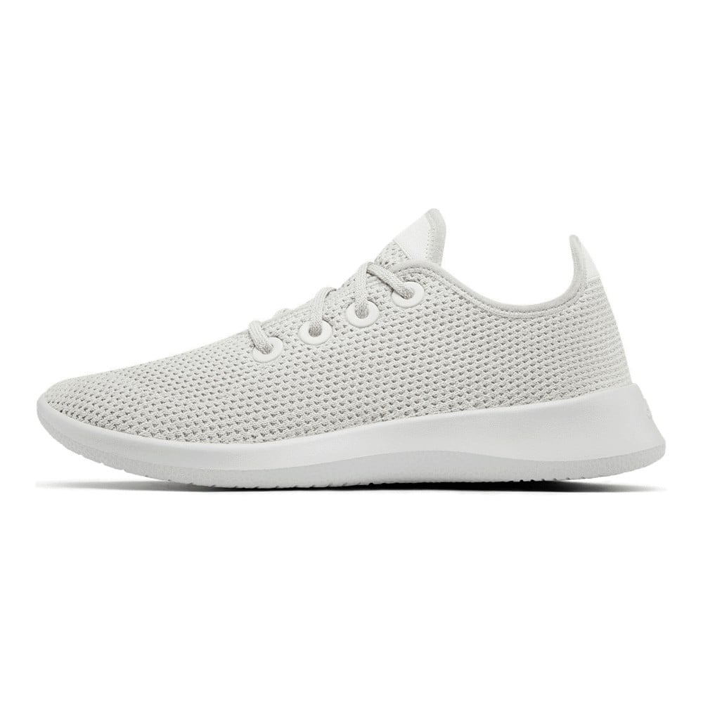 Кроссовки Allbirds Tree Runners, kaikoura white (white sole) - фото