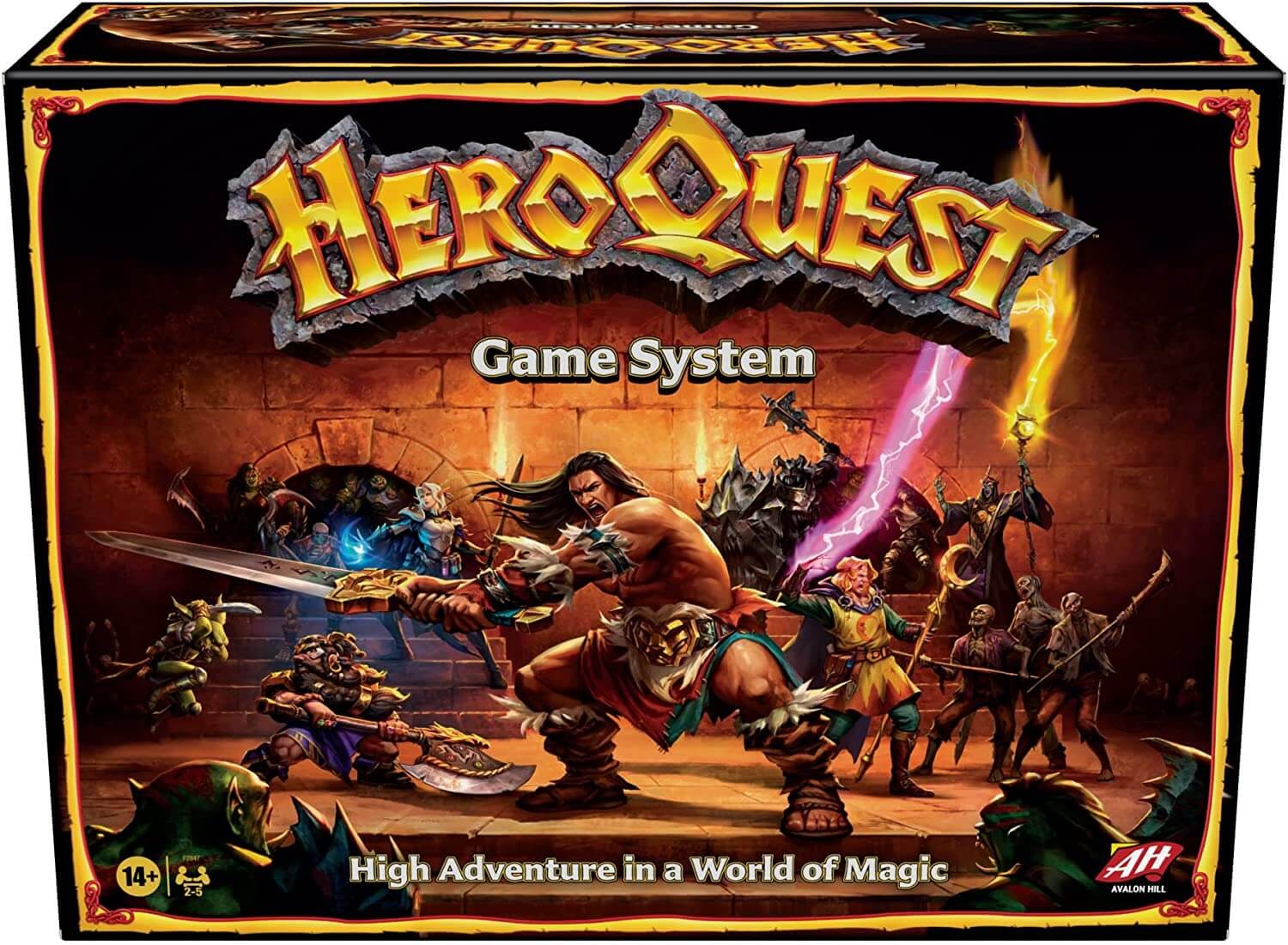 Настольная игра Hasbro Gaming Avalon Hill HeroQuest Game System: High  Adventure in a World of Magic – заказать по выгодной цене из-за рубежа в  «CDEK.Shopping»