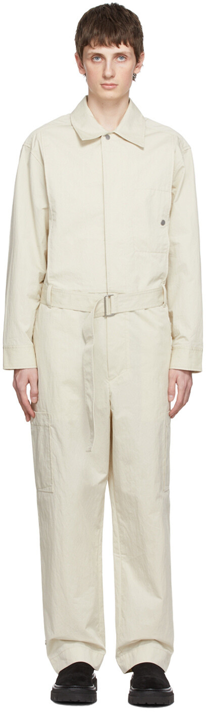 

Бежевый хлопковый комбинезон 3.1 Phillip Lim