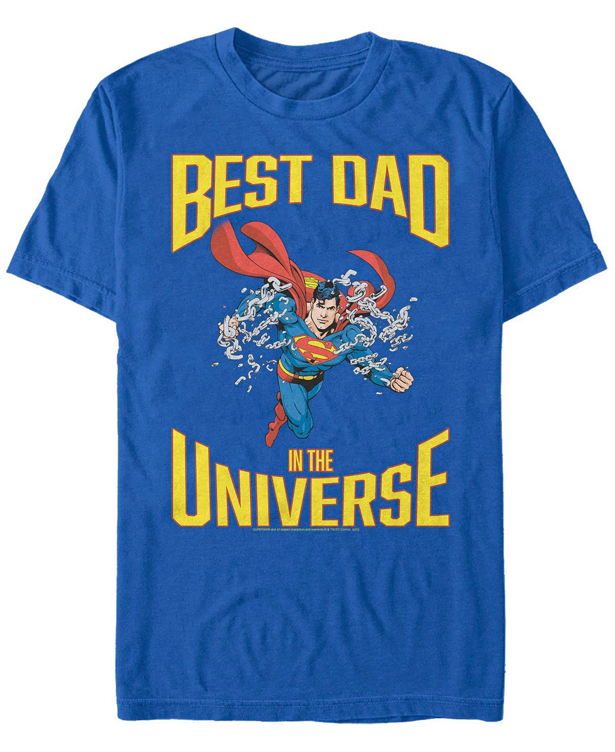 Мужская футболка с коротким рукавом superman super best dad Fifth Sun мягкая игрушка neca dc comics – superman 20 см
