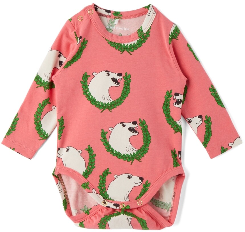 

Боди с длинными рукавами для малышей Polar Bear Mini Rodini