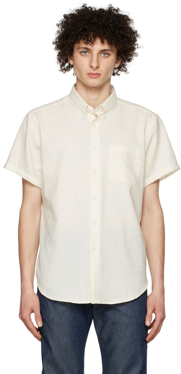 

Рубашка с коротким рукавом из органического хлопка Off-White Naked & Famous Denim