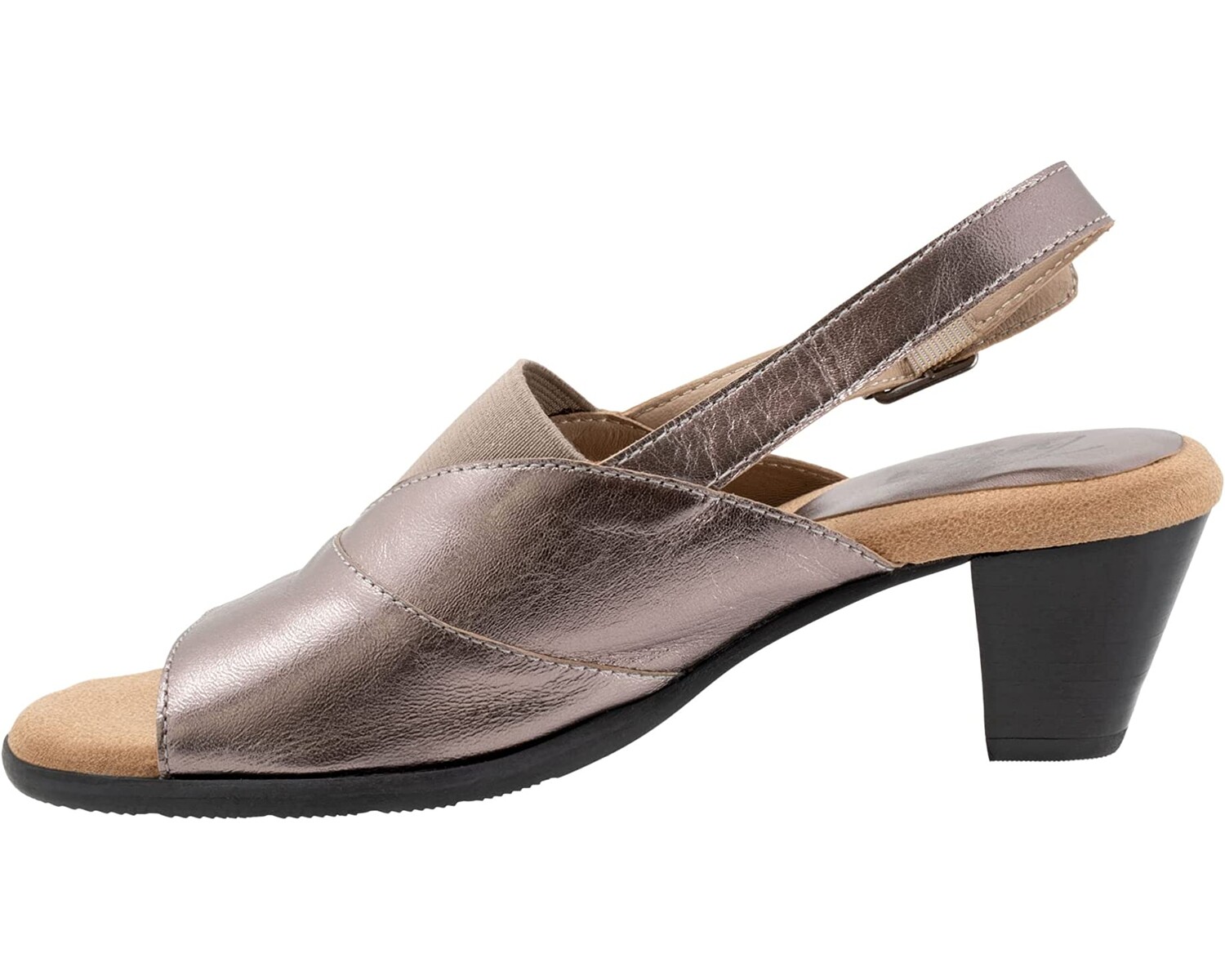 

Туфли на каблуках Mavis Trotters, оловянный металлик