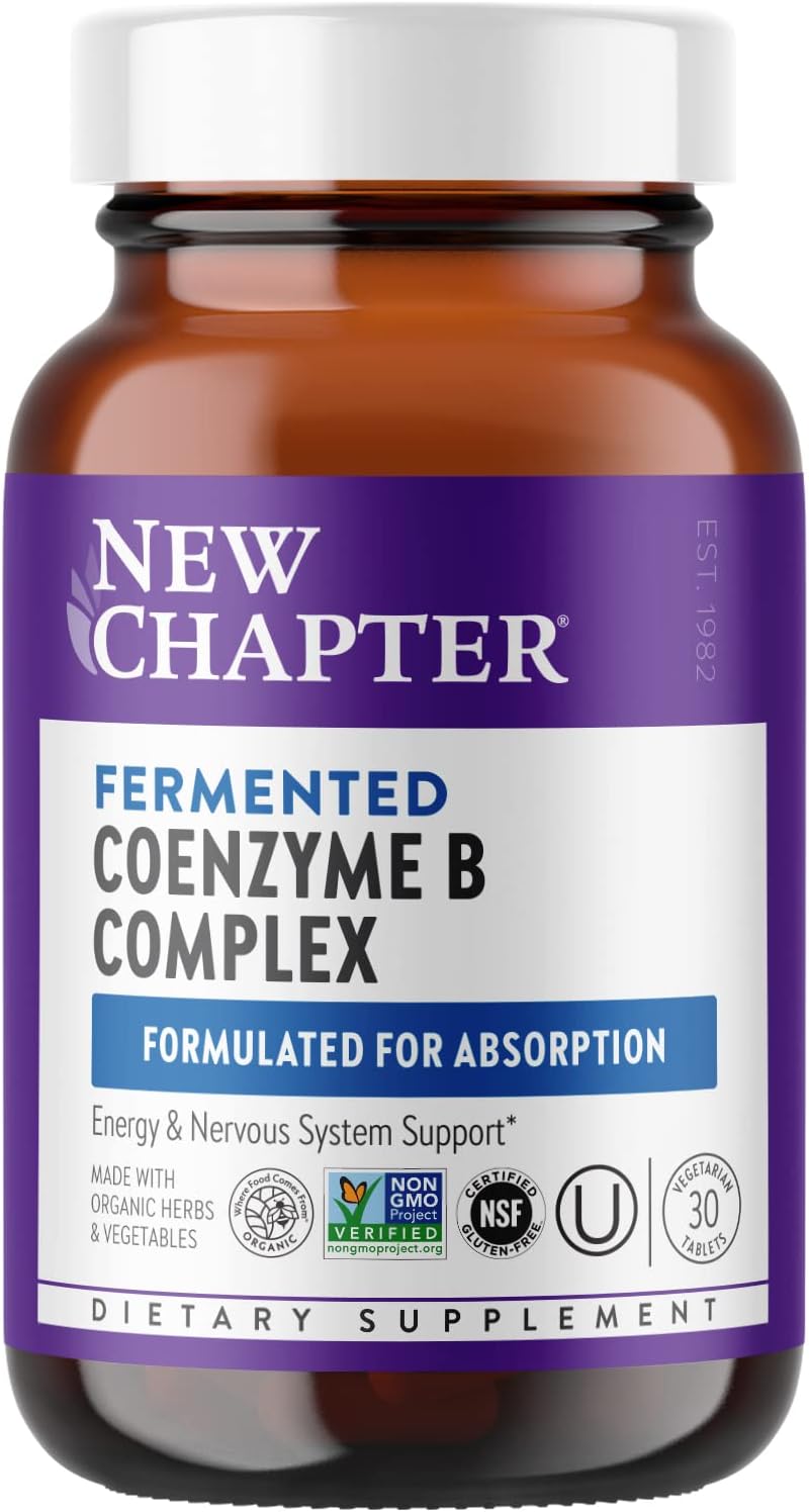 федунина н ю здоровье нервной системы Витамины группы B New Chapter Coenzyme B Complex, 30 таблеток