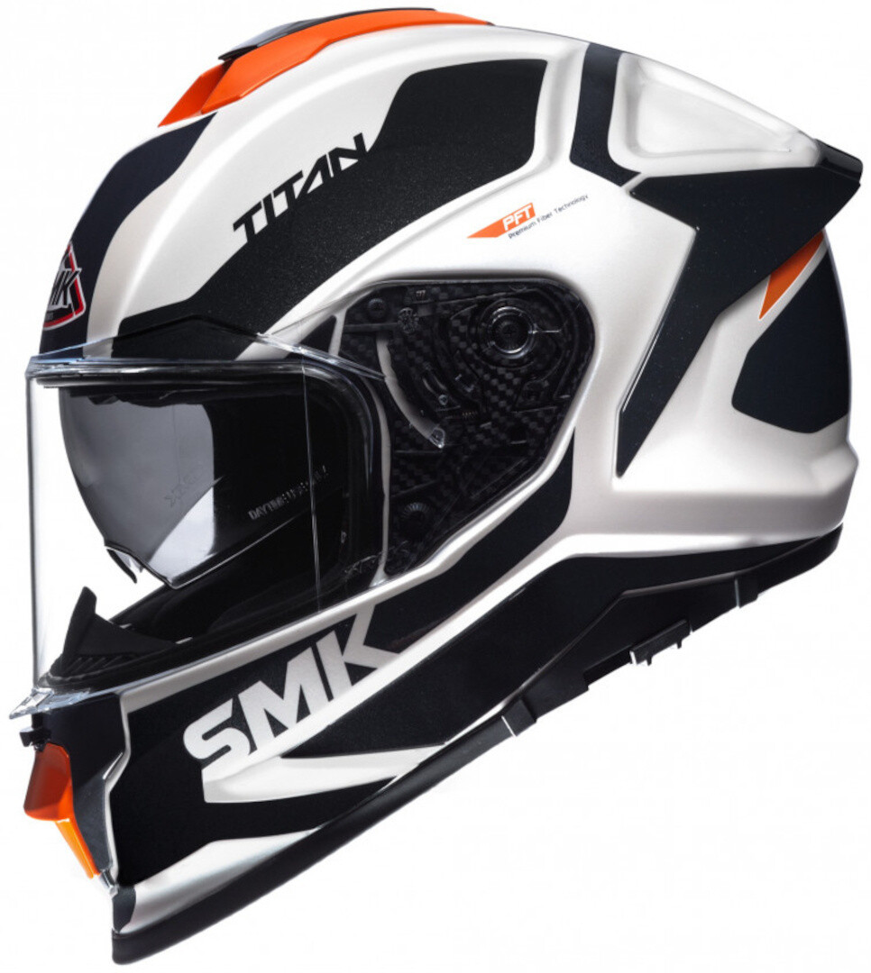 

Шлем SMK Titan Arok, черный/белый/оранжевый