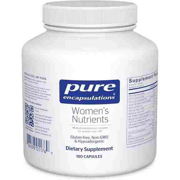 Мультивитамины для женщин Pure Encapsulations Women's Nutrients, 180 капсул ocuvite для людей старше 50 лет добавка для зрения с витаминами и микроэлементами 90 мягких таблеток