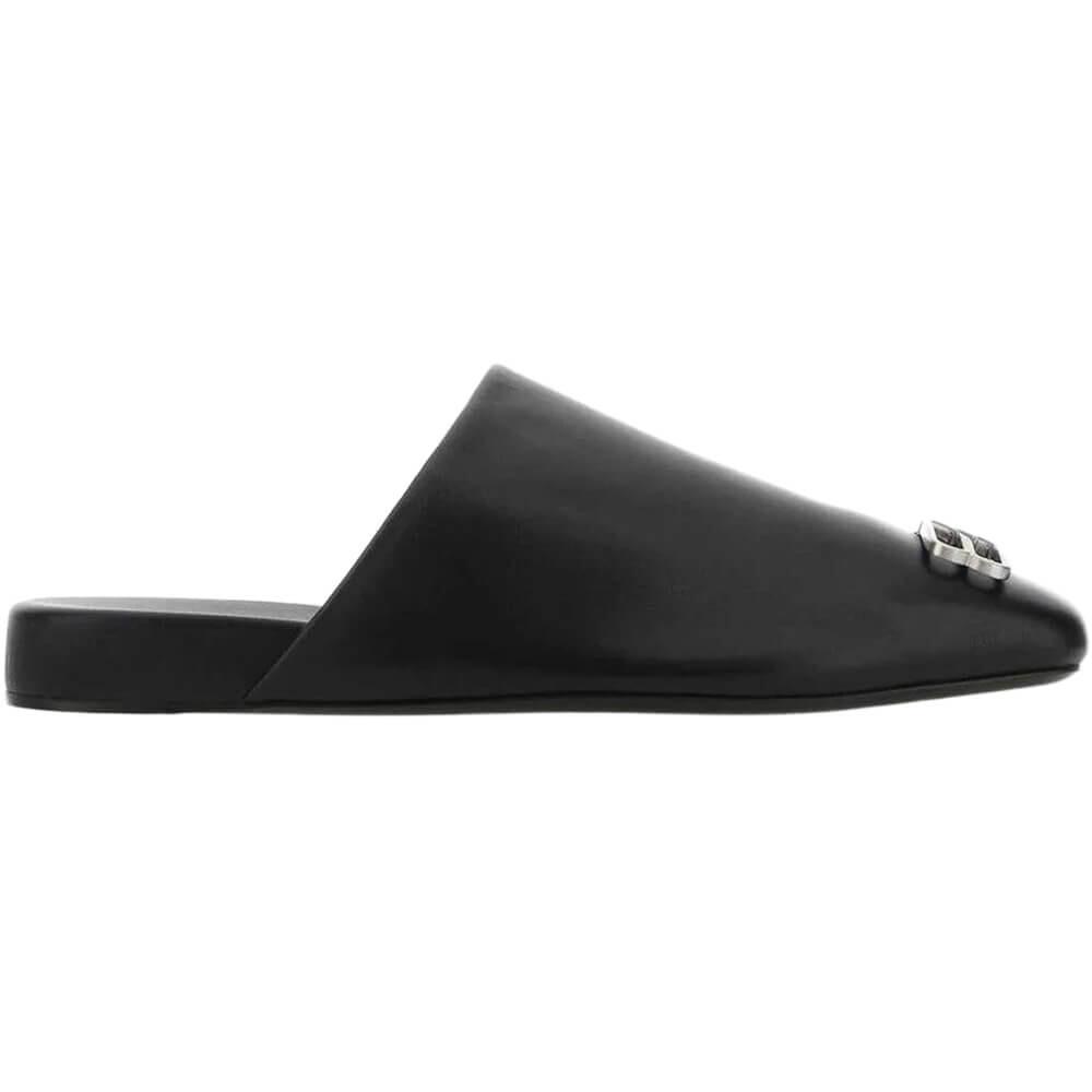 

Мюли Balenciaga Cosy Bb Logo Plaque, черный