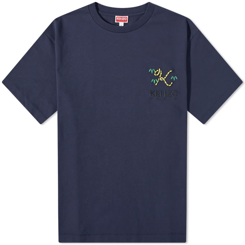 

Футболка Kenzo Oversized Tiger K Logo Tee, Серый