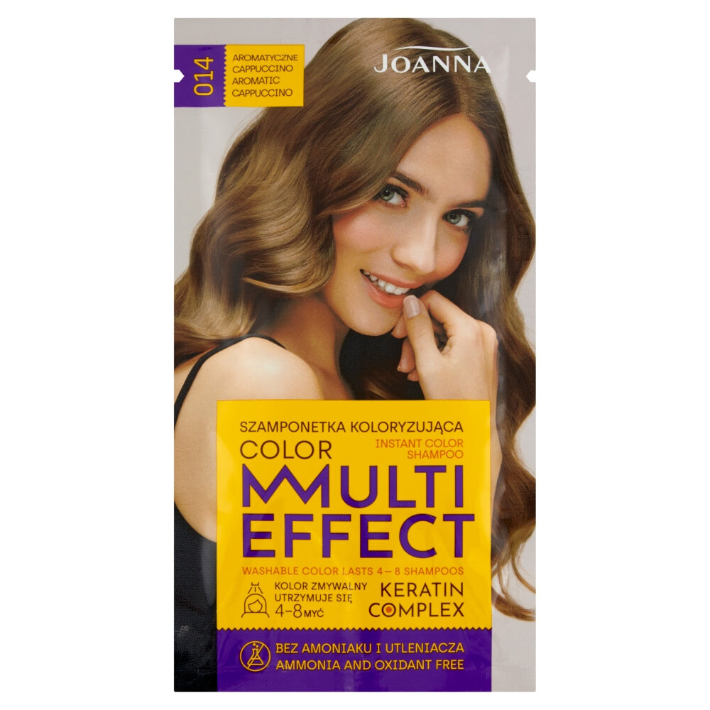 Joanna Оттеночный шампунь Multi Effect Color 014 Ароматный капучино 35г