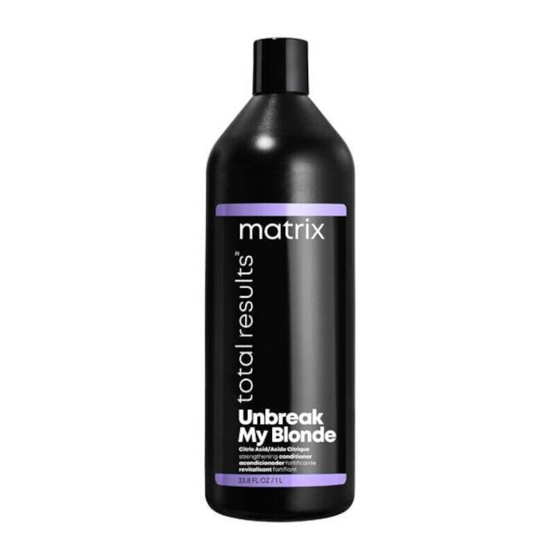 

Matrix Total Results Unbreak My Blonde укрепляющий кондиционер для обесцвеченных волос, 1000 мл