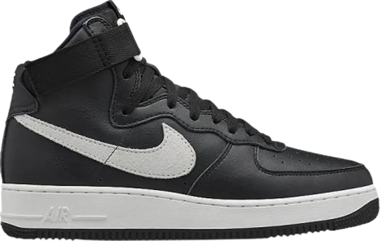 

Кроссовки Nike Air Force 1 High Retro QS 'Black White', черный