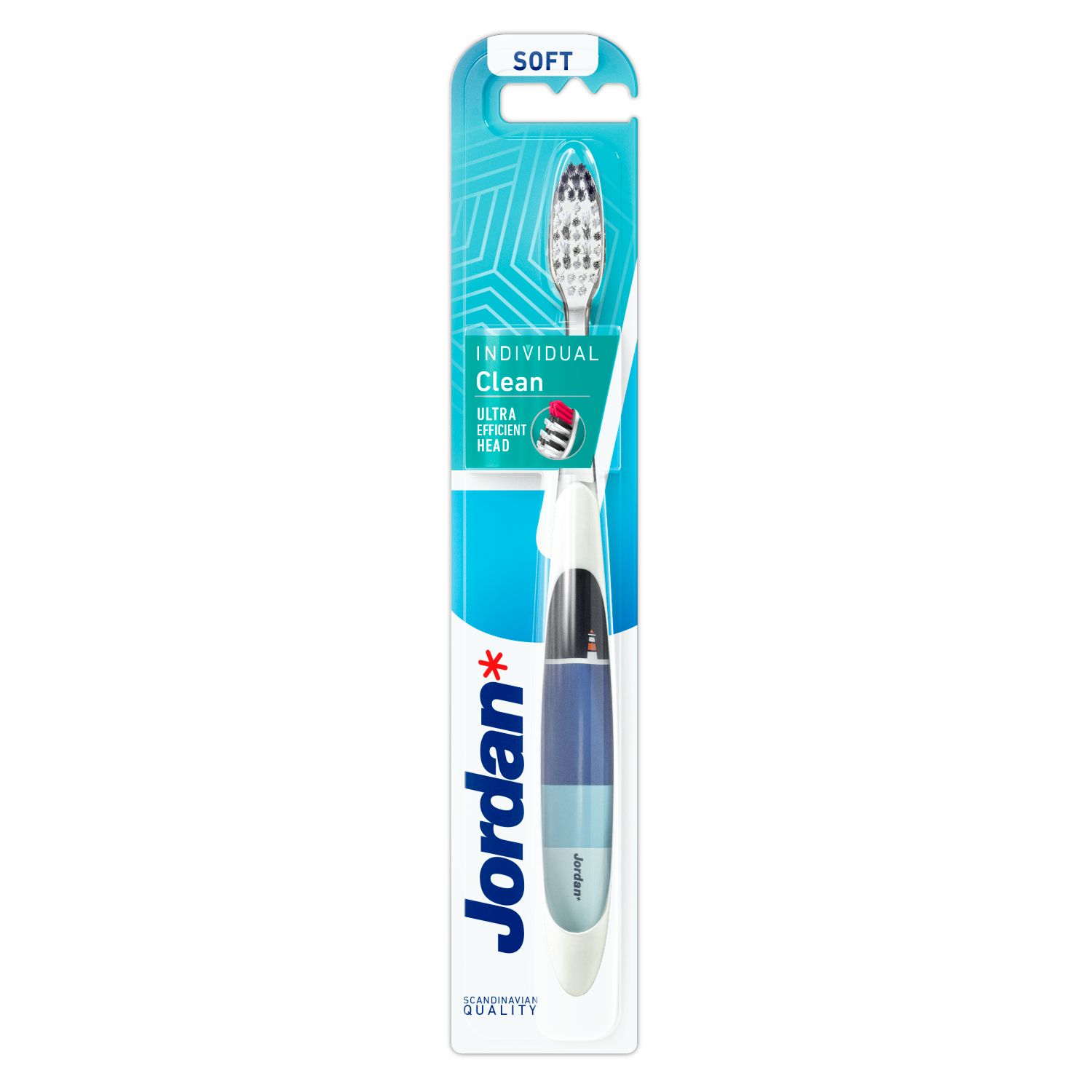 Jordan Individual Clean зубная щетка мягкая, 1 шт. зубная щетка в ассортименте jordan individual reach medium 1 шт