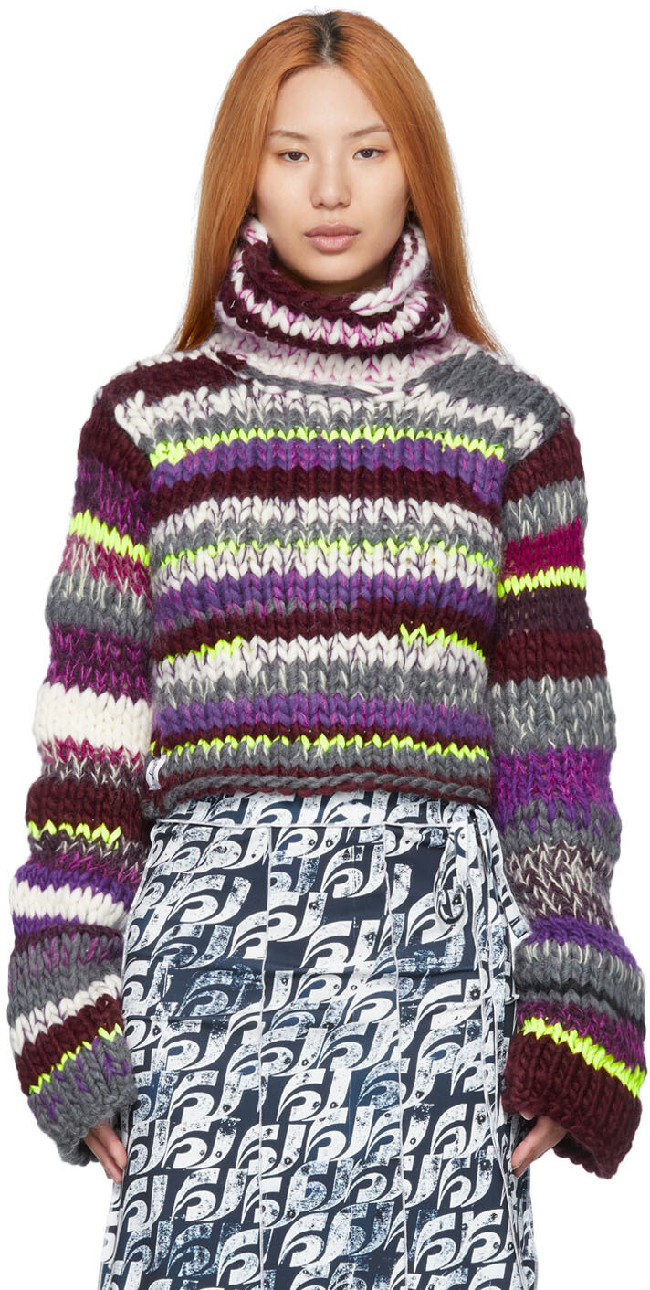 

Эксклюзивный фиолетовый свитер SSENSE Baluchi Heste Jente