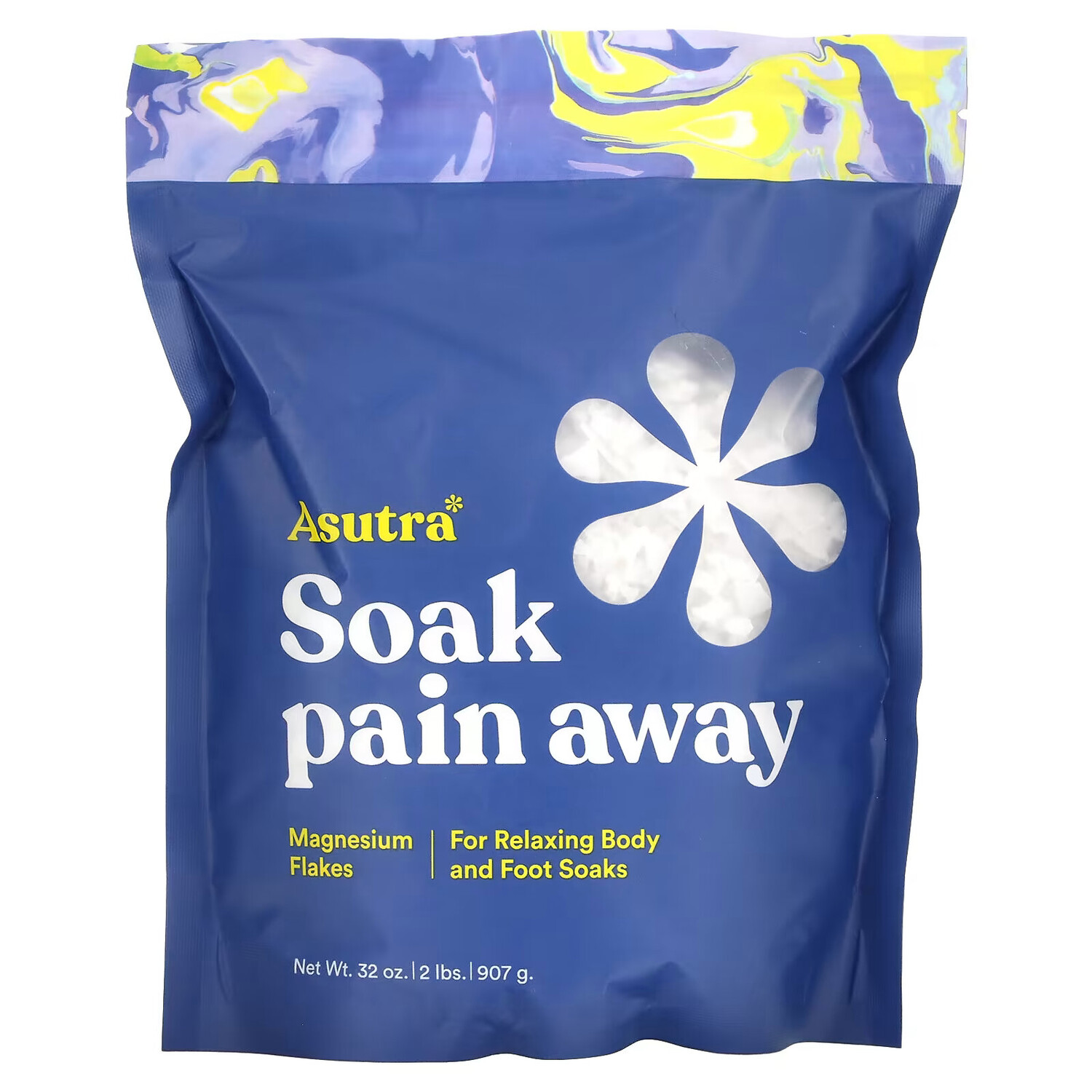 

Asutra, Soak Pain Away, магниевые хлопья, 907 г