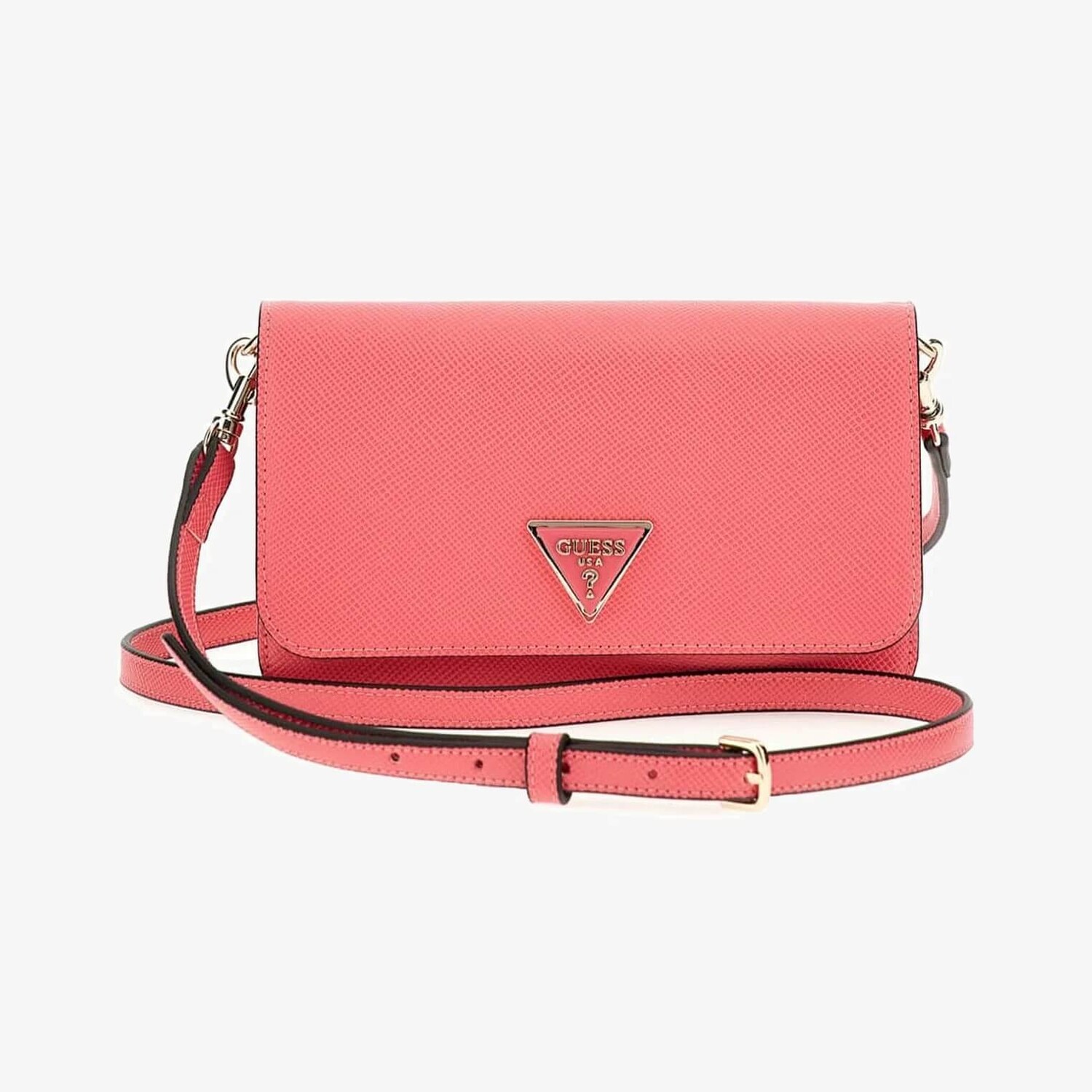 

Сумка кросс-боди Guess Noelle Body Flap Organizer, фуксия