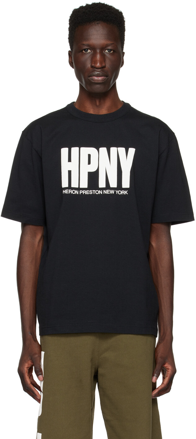 

Черная футболка HPNY Heron Preston, Черный