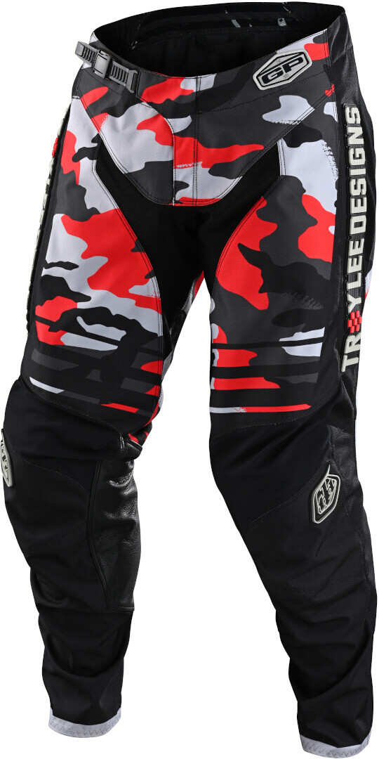 

Брюки Troy Lee Designs GP Formula Camo Мотокросс, черно-серо-красные