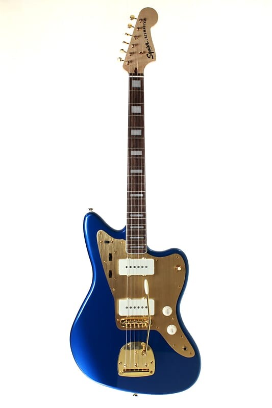 

Squier 40th Anniversary Jazzmaster, Лейк-Плэсид Блю Fender 40th Anniversary Jazzmaster, Lake Placid Blue