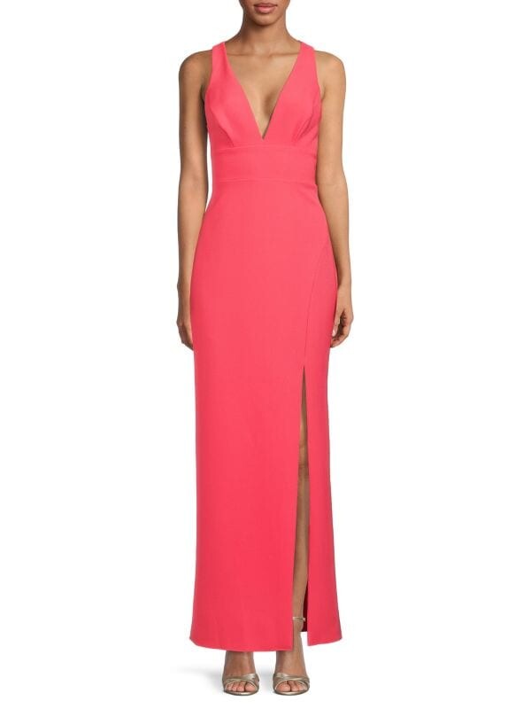 

Платье-колонна с ремешками на спине BCBGMAXAZRIA Coral