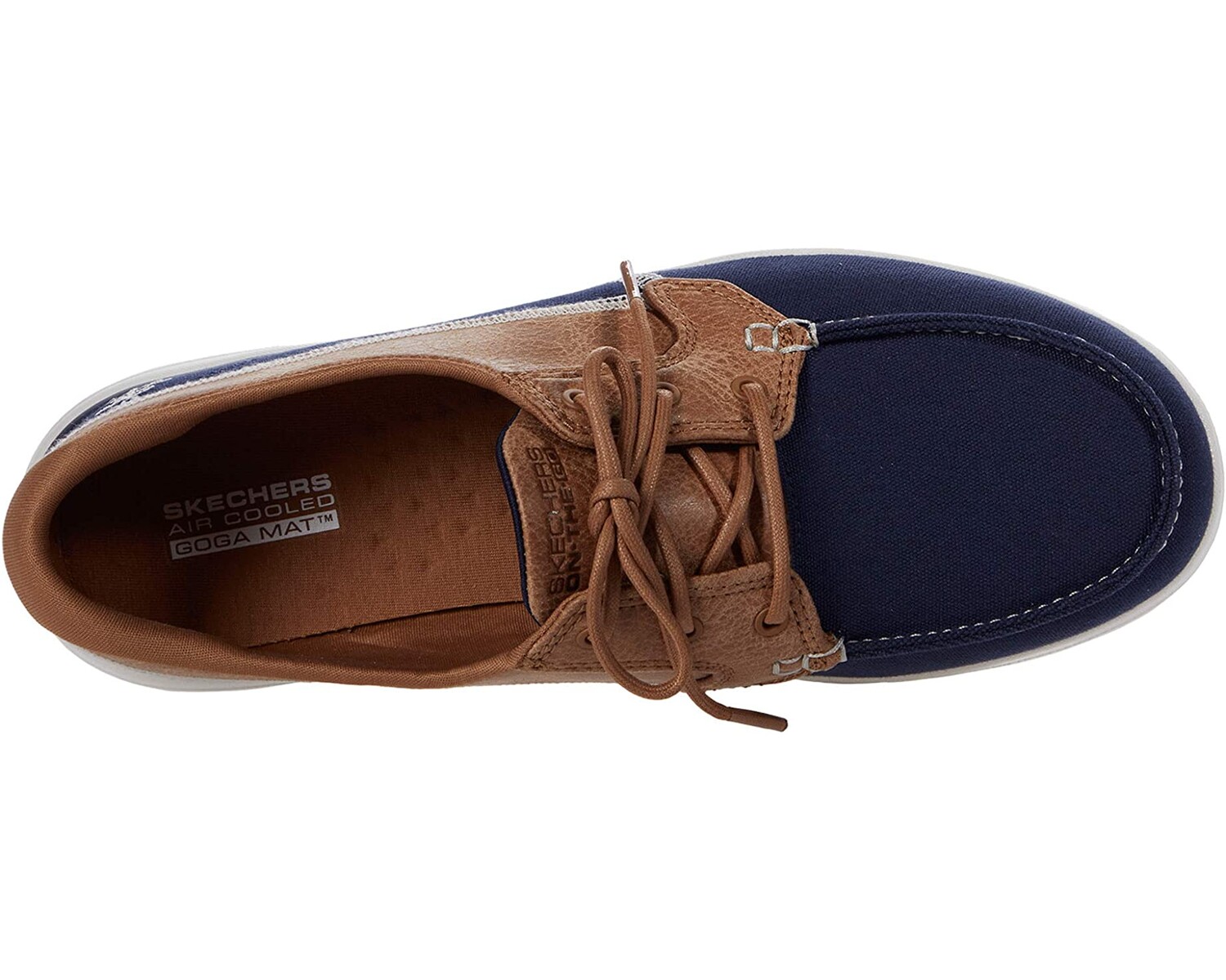 

Лодочные туфли On-The-Go Flex Canvas Boat Shoe SKECHERS Performance, нави
